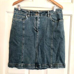 Jones Sport denim miniskirt